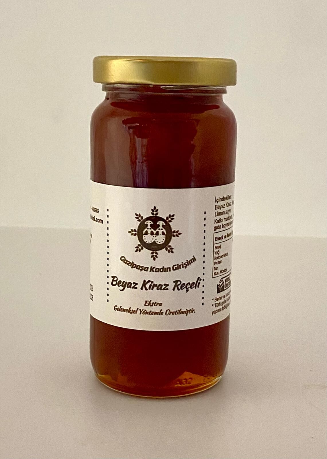 Beyaz Kiraz Reçeli 300 Gr.