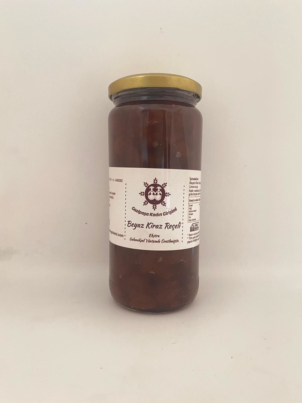 Beyaz Kiraz Reçeli 620 Gr.