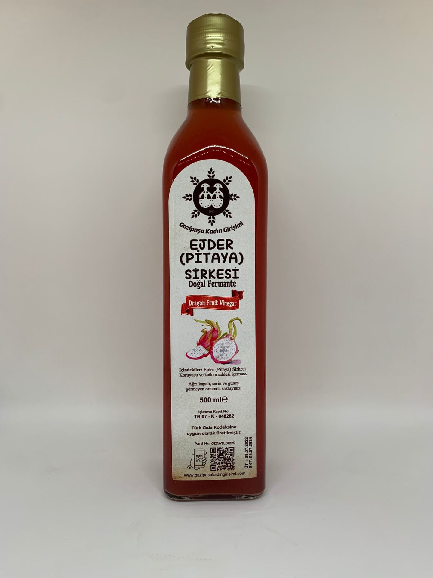 Ejder (Pitaya) Meyvesi Sirkesi 500 ML.