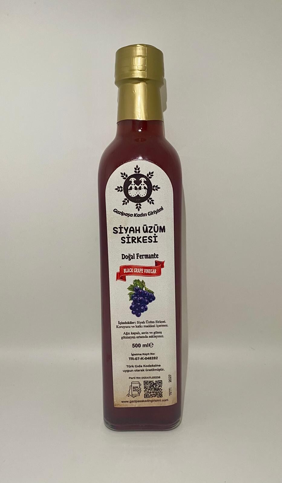 Siyah Üzüm Sirkesi 500 ML