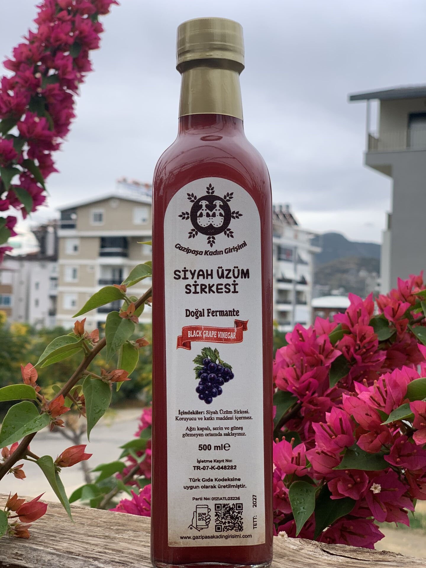 Siyah Üzüm Sirkesi 500 ML