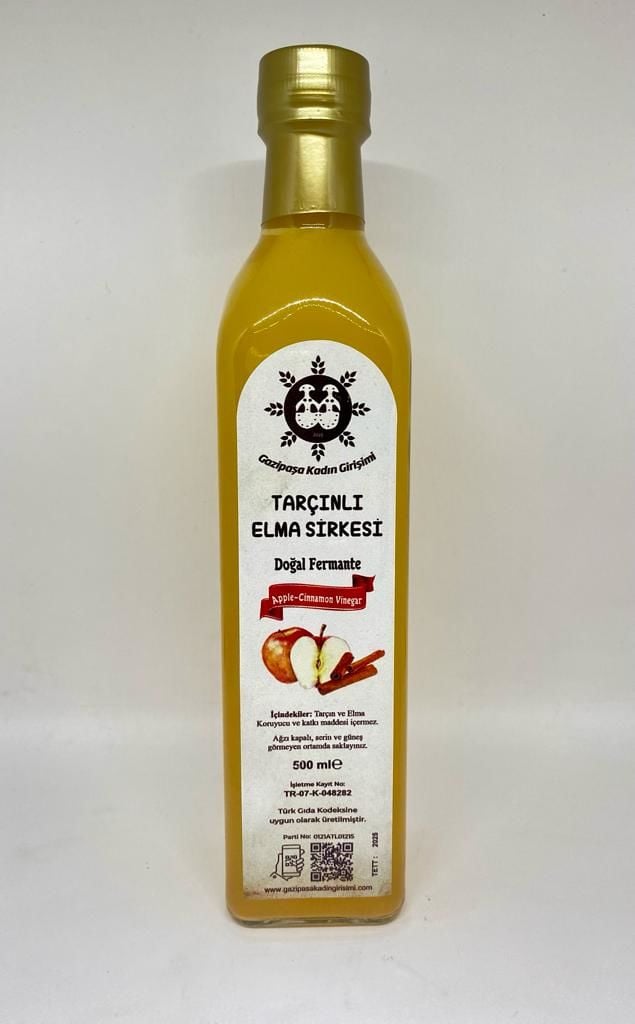 Tarçınlı Elma Sirkesi 500ml.