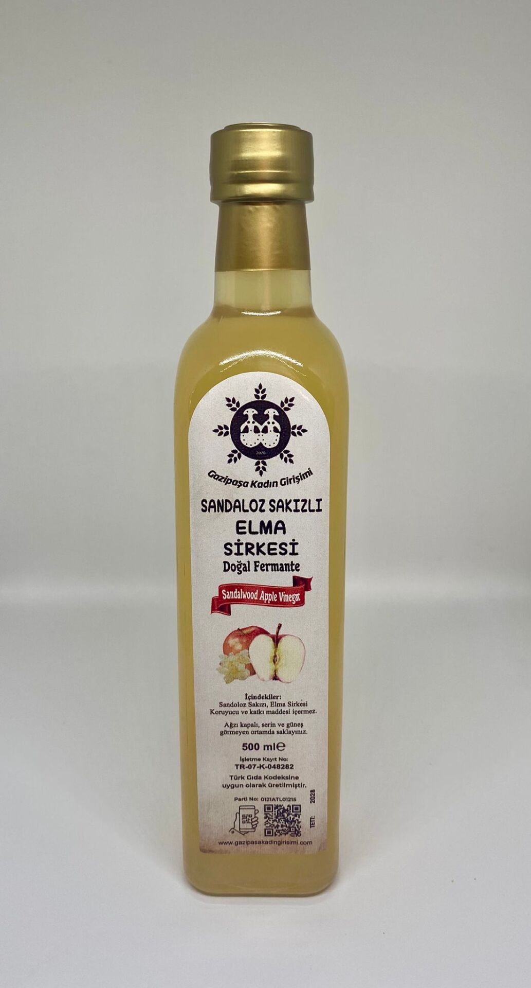 Sandaloz Sakızlı Elma Sirkesi 500 ml.