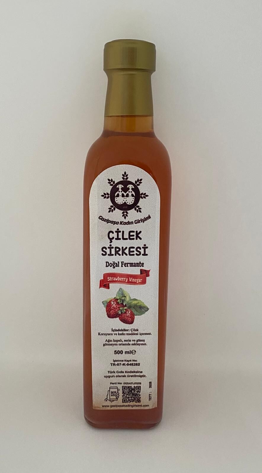 Çilek Sirkesi 500 ml.