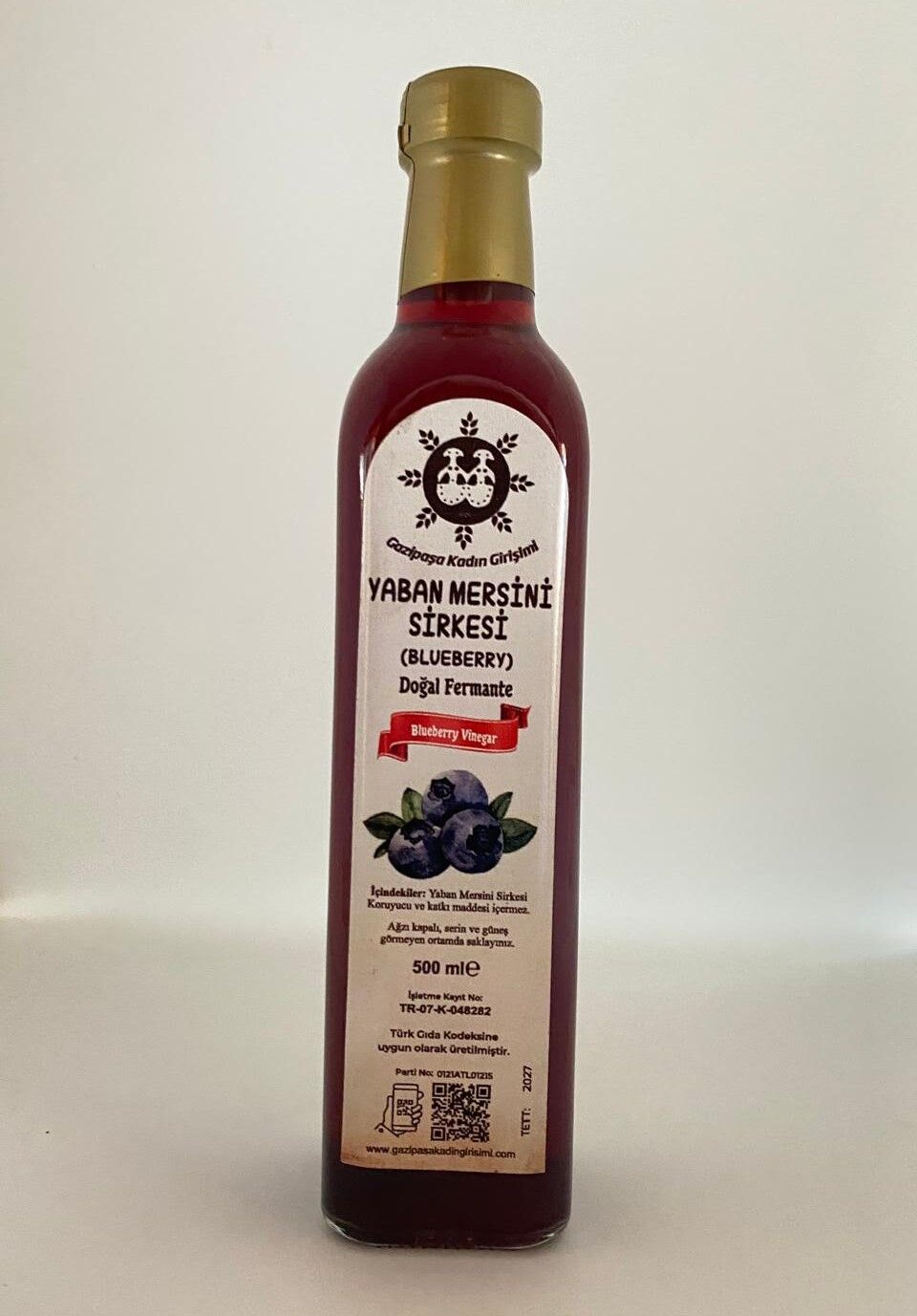 Blueberry Sirkesi 500ml.
